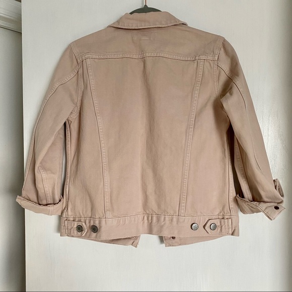 Lucky Brand Pink Tomboy Tucker Jean Jacket Size Small - Picture 4 of 6